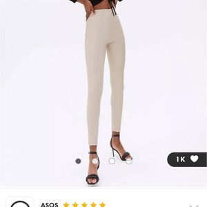 ASOS faux leather leggings